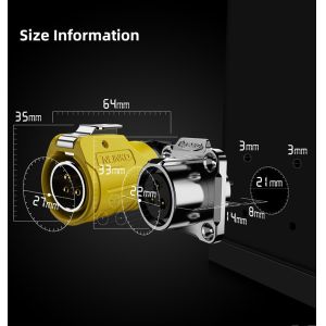 Buy cheap Cnlinko LP20 DC AC IP68 3 Pin Inline Screw Power Cable Electric Waterproof Circular Connectors from wholesalers