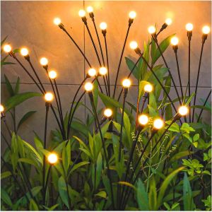 Buy cheap Solar Powered Firefly Lights Starburst Swaying Led Solar Lawn Light Solar Garden Firefly Lights from wholesalers