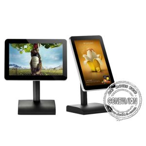 Buy cheap 10.1inch Desktop Rotate Restaurant Touchscreen Ordering Machine DC Powered Android Advertising Media Player from wholesalers