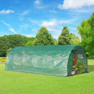 Buy cheap Polytunnel Walk In Greenhouse UV Protective With Polythene Cover from wholesalers
