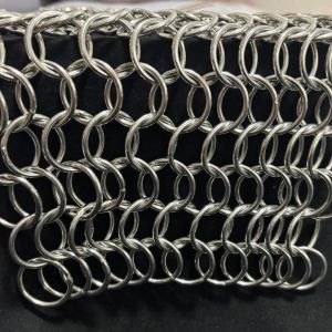 Buy cheap Large Ring Welded Mesh Stainless Steel Metal Chain Mail Welded Ring Mesh Curtain product