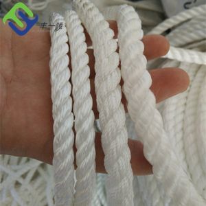 16mmx220m 3 Strand Nylon Twisted Rope For Marine Usage