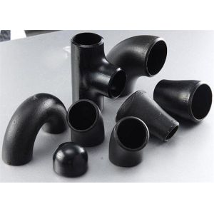 Buy cheap 1.5D Long Radius Pipe Elbow Seamless Pipe Fittings STD ASME A234 SCH40 MS Black Painted from wholesalers