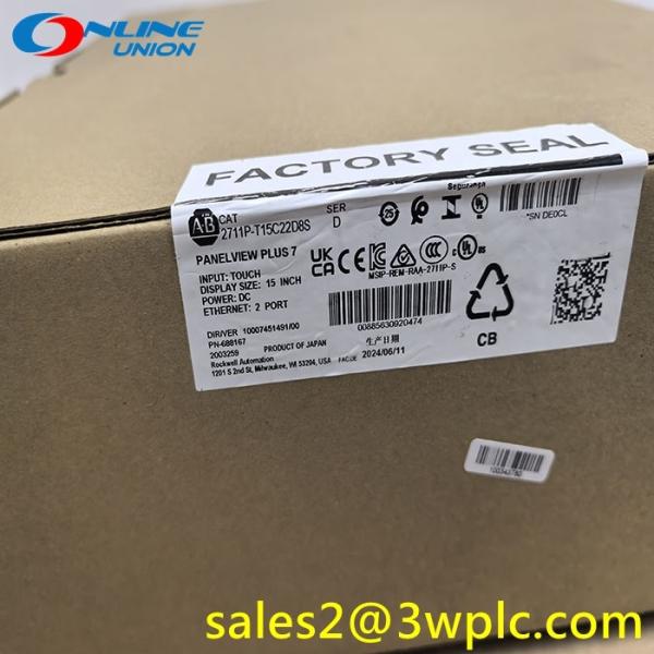 Quality 2711P-T15C22D8S Allen Bradley PanelView Plus 7 Standard 15 Terminal for sale