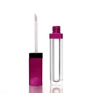 Buy cheap Frosted Clear Wand Empty Lip Gloss Tubes With Mirror 5g 10g 15g from wholesalers