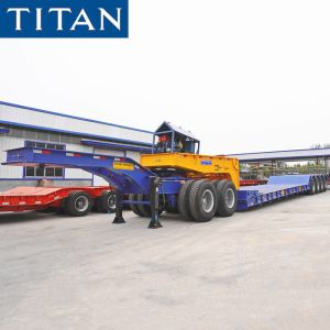 Buy cheap Hydraulic Multi Axle 150T RGN Mining Lowboy Trailer with Dolly product