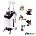 Buy cheap HIEMT Electromagnetic Muscle Stimulator 2 Handles EMS Slimming Machine from wholesalers