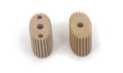 Quality Flame Retardant Two Layers Peek Gears Plastic Engineering Parts for sale
