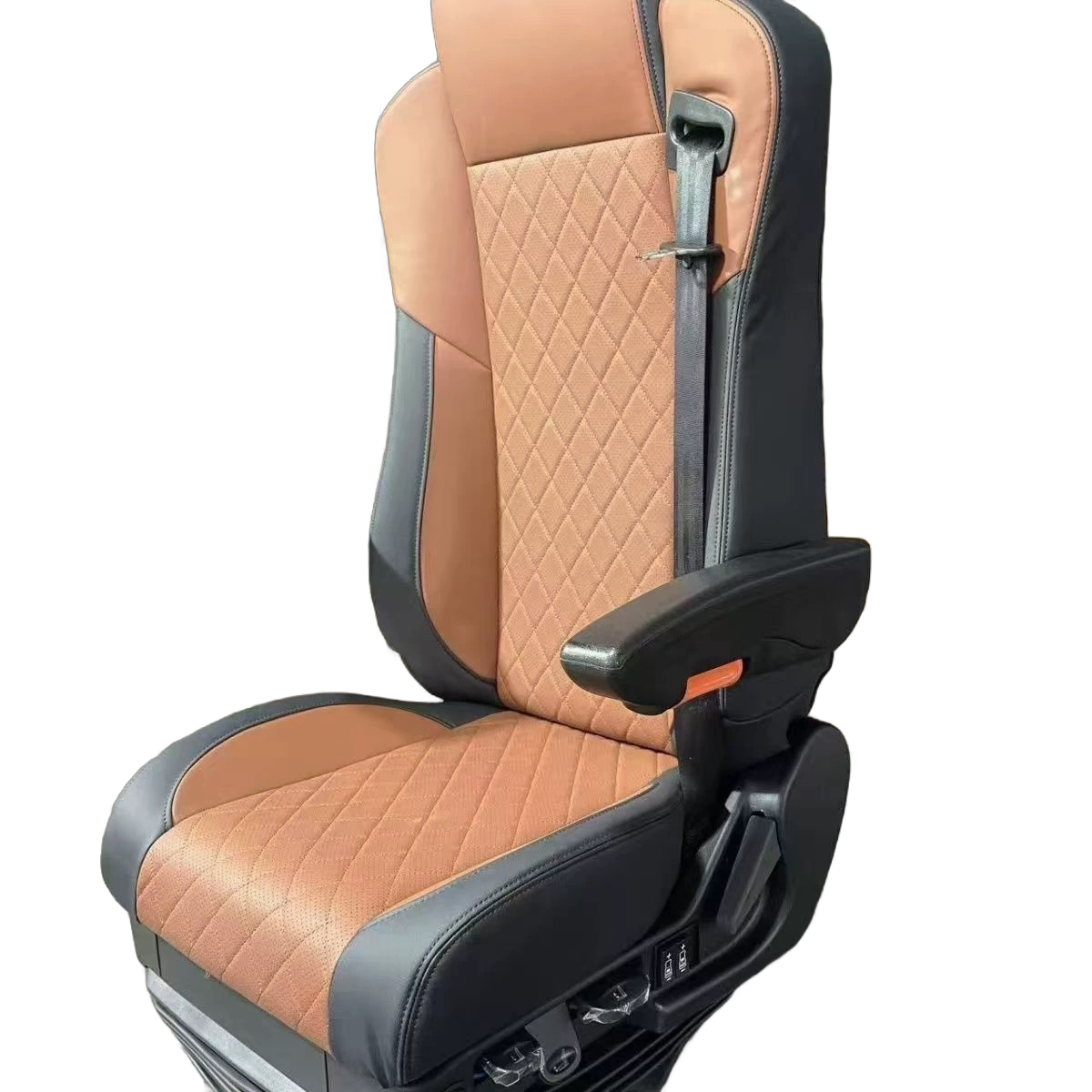Buy cheap Premium Air Suspension Driver's Seat for Buses and Trucks with Temperature Range -40℃ to 85℃, 5-2000Hz Vibration Test, and 65mm Height Adjustment from wholesalers