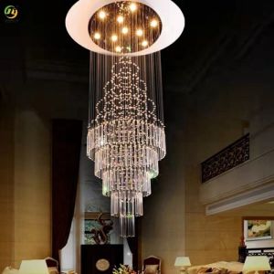 Buy cheap Gu10 Crystal Chandelier Pendant Light Customized Clear Wedding Designer Led from wholesalers