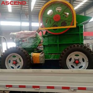 Buy cheap Mobile portable diesel engine PE250x400  Grinding Stone Jaw Crusher crasher plant from wholesalers