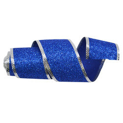 Glitter Ribbon Merry Christmas 5CM Bowknot For Christmas Decoration Metallic