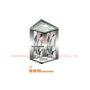 Buy cheap Etching / Hairline Elevator Cabin Decoration , Decorative Mirror Elevator Cabin from wholesalers