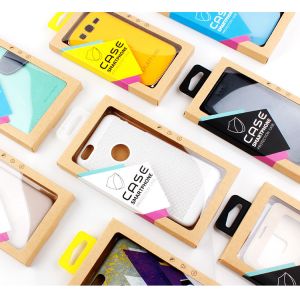 Kraft card Paper Recyclable Environmental Friendly package Phone case Box