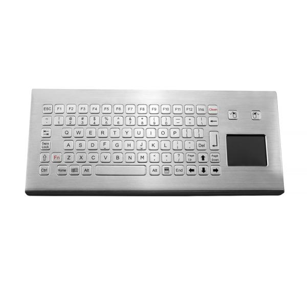 Explosion Proof Stainless Steel Industrial Keyboard With Resistive Touchpad IK09
