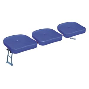 Buy cheap Flat HDPE Aluminum Structural Plastic Bleacher Seat 400mm Width from wholesalers