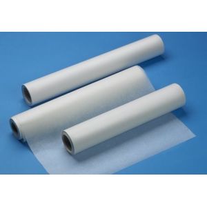 Buy cheap PE Laminated 3 Ply 50cm 100M Disposable Bed Sheets Roll from wholesalers