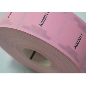 PET Film Material Printable Tamper Proof Labels Reveal Hidden Message