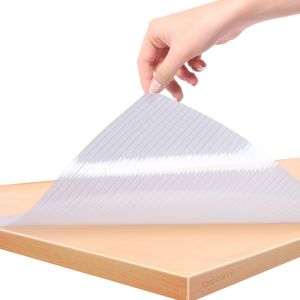 Reusable Non-slip Kitchen Drawer Mat in Blue Rectangle Shape for Shelf Liner