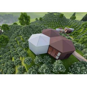 Buy cheap Costly Tree Modern Prefab Houses Unique One Story Design With Separate Bedroom from wholesalers