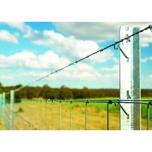 China 45cm Length Galvanised Star Pickets , 2.04kg Steel Star Picket on sale