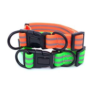 Buy cheap Anti Rust Waterproof Dog Collars , Odor Resistant Dog Collars With Reflective Stripe from wholesalers