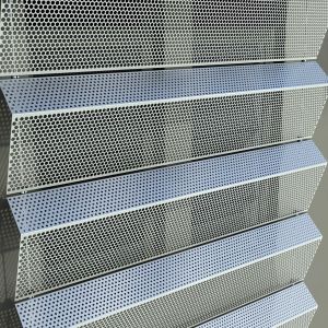 Buy cheap Perforated Corrugated Aluminum Sheet Plate Panel Customized from wholesalers