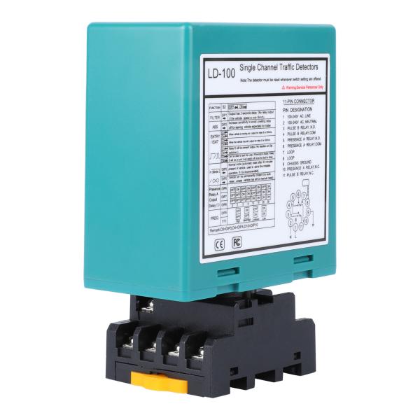 Adjustable Loop Detector for Parking Boom Barrier with Relay Output to Detect
