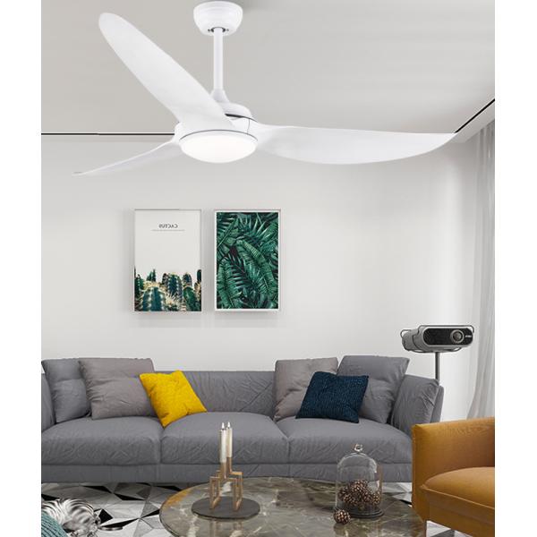 ABS Remote Modern Led Ceiling Fan 58 Inches Three Blades
