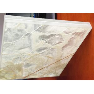 Buy cheap SGS Bacstone Glass Panel With 1-2mm Thin Natural Stone from wholesalers