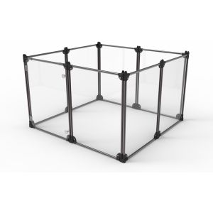 Buy cheap Rectangular Design Portable Pet Fences Clear Dog And Cat Playpens from wholesalers
