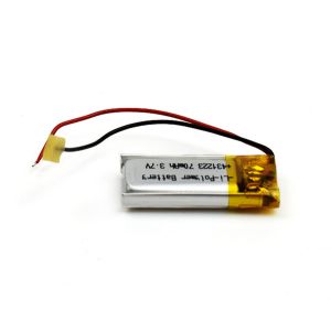 Buy cheap 3.7V 70mAh Lipo Battery Rechargeable Lithium Polymer Cell 431223 from wholesalers