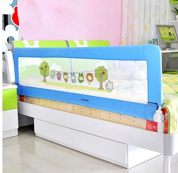 Portable Toddler Bed Guard Rails For Convertible Cribs , Folding Bed Rails For