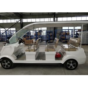 Buy cheap Brand New White 4kw DC Motor Drive Electric Buggy With 8 Sofa Seats For Airport from wholesalers
