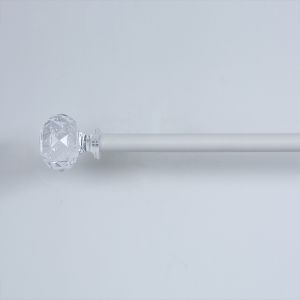 Buy cheap Custom Transparent Acrylic Curtain Rod Finials Single Bracket from wholesalers