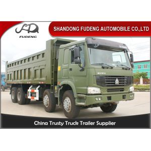 10 Wheel Mining Tractor Trailer Dump Truck , 60 Tons Tractor Head Trucks