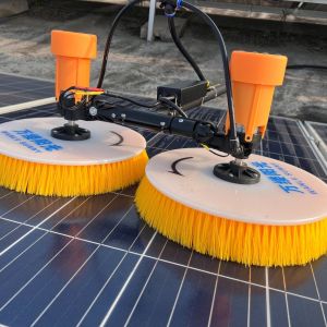 Buy cheap High Altitude Solar Panel Cleaning System with Physical Cleaning Principle and Double-Disc Rotary Brush from wholesalers