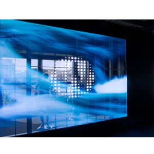 AC 220V SDK See Through LED Wall , Multifunctional Transparent LED Mesh
