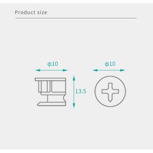 Buy cheap 10mm Od Minifix Cam Lock | Steel Eccentric Furniture Connectors from wholesalers