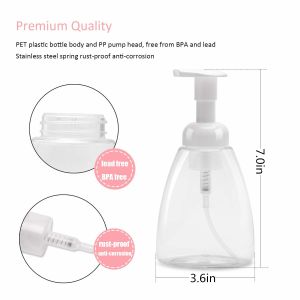 Buy cheap Transparent 500ml Empty Plastic Lotion Bottles With Pump 28mm from wholesalers