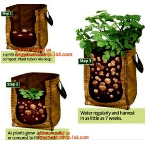 Buy cheap 40 Gal Grow Biodegradable Garden Bags Aeration Fabric Pots Breathable With Handles from wholesalers