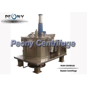 Automatic Scraper Bottom Discharge Pharmaceutical Centrifuge / Perforated Basket