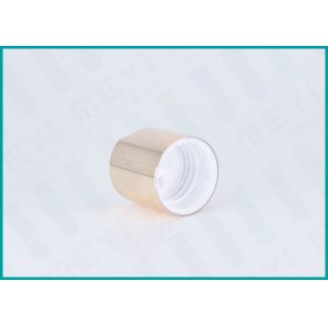 Gold Disc Top Cap 24/410 Lotion Dispensing Cap For Plastic Bottles