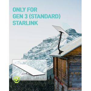 Buy cheap Professional Starlink Mounting Kit For Solar Panels Adjustable Tilt Angle Wall Mount Bracket For Starlink Gen 3/V3 from wholesalers