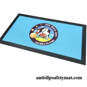Buy cheap 1.8MM Promotion Gifts Polyester Custom Logo Mats 400x600MM from wholesalers