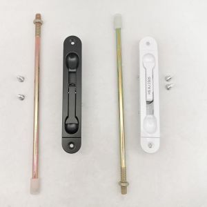 Buy cheap Sliding Aluminum Door Bolt Lock Vertical Black And White L145mm W230mm from wholesalers
