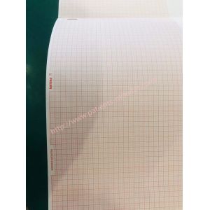 Buy cheap Diagnostic Recording Thermal Paper 8 Pad Case M2483A PHiliph A4 8.5 In * 11 In Red Grid For TC10 TC20 TC30 TC40 TC50 from wholesalers