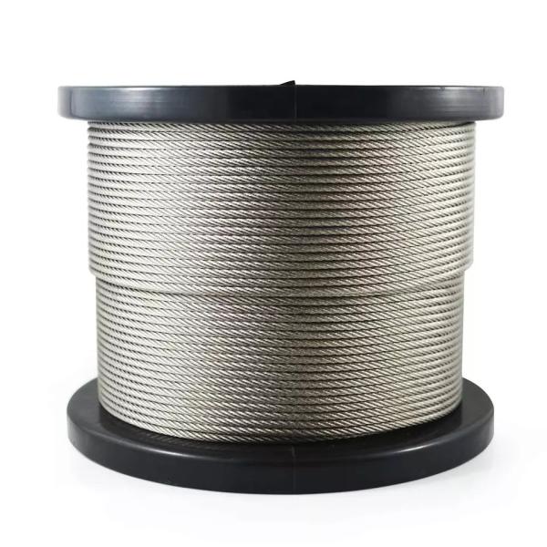 Quality Bulk Cable PVC PU PA PE Coated Steel Wire Rope for sale