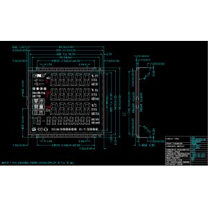 Buy cheap Power Meter STN Lcd Segment Display Black And White from wholesalers
