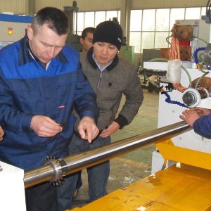 Buy cheap SS Profile Water Well Screen Welding Machine With Mitsubishi E60 Control System from wholesalers